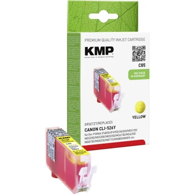 Afbeelding van KMP Inktcartridge vervangt Canon CLI 526Y Compatibel Geel C85 1515,0009