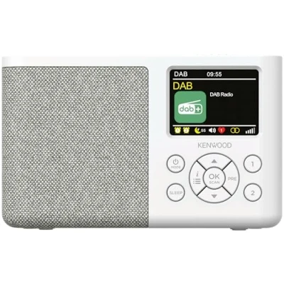 Afbeelding van Kenwood CR M33DAB DAB+ Radio Interne accu Wit