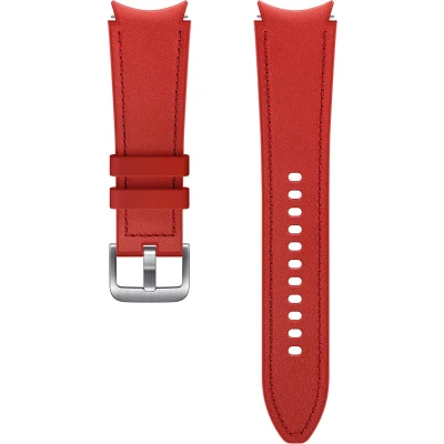 Afbeelding van Samsung Hybrid Leather Band Geschikt voor Galaxy Watch4 M/L Rood