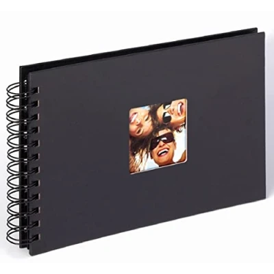 Image de Album photo Walther Fun noir 40 pages, 17x23 cm, à  coller