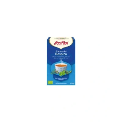 Afbeelding van Yogi Tea Ademplezier: thee met eucalyptus, basilicum en tijm, 17 zakjes, 30,6 g
