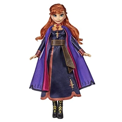 Afbeelding van Hasbro E6853GC4 Frozen 2 Disney Eiskönigin Singende Anna Pupp