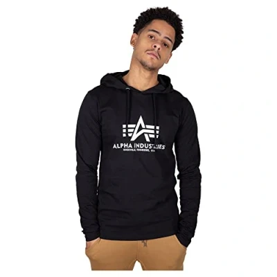 Image de Alpha Industries Basique Hoody noir S