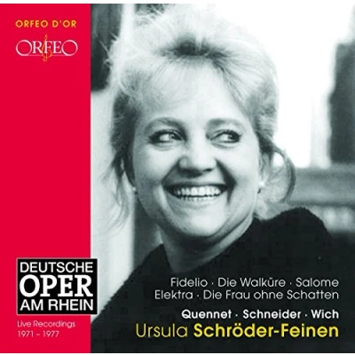 Afbeelding van Ursula Schröder Feinen, Chor Und Orchester Der Deutschen Oper Am Rhein Beethoven: Fidelio/Wagner: Die Walküre/Strauss: Salome Elektra (CD)