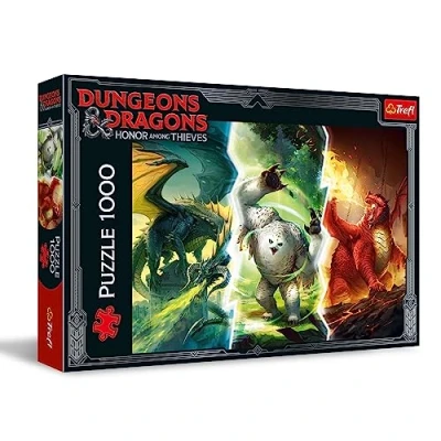 Afbeelding van Trefl Puzzles &quot;1000&quot; Legendary Monsters of Faerun / Hasbro Dungeons &amp; Dragons
