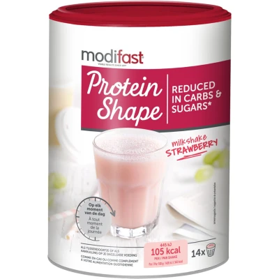 Afbeelding van Modifast Protein Shape Milkshake Aardbei 420 g