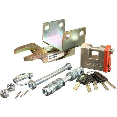 Afbeelding van Fixed Lock BAK35 2x horizontaal (AL KO) M14 Doublelock Koppelingsslot ongekeurd BouwmanAanhangwagens.nl