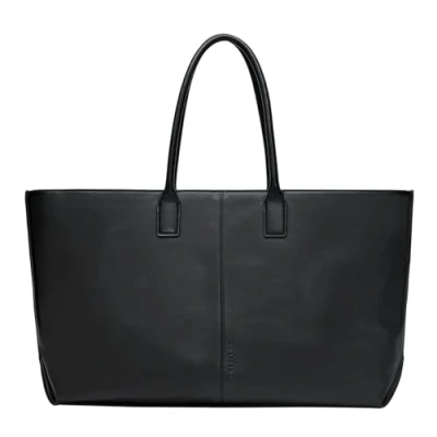 Afbeelding van LIEBESKIND BERLIN Leren Shopper Schoudertas Biker Chelsea Black Zwart