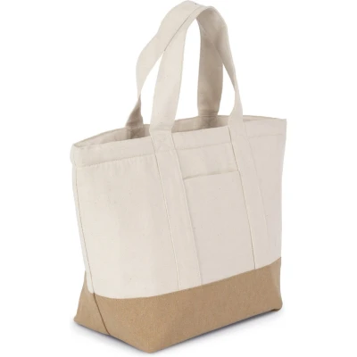 Afbeelding van Kimood Gerecycleerde koelshopper KI0378 Ecume / Hemp