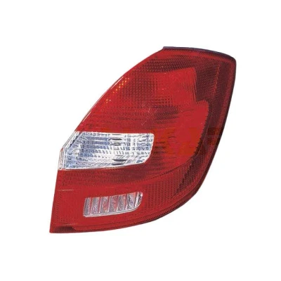 Afbeelding van ABAKUS 665 1914R LD UE Achterlicht rechts PY21W, P21W, R5W Rood Zonder lamphouder, gloeilamp SKODA: Fabia 2