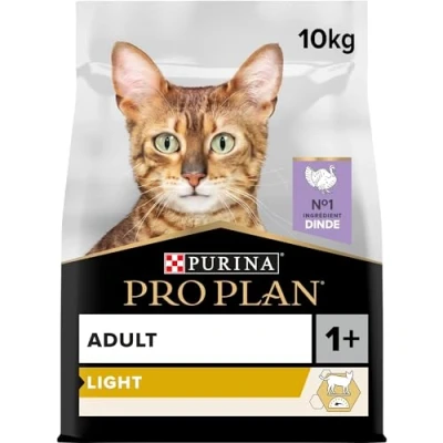 Afbeelding van 10kg Light Adult Optilight Rijk aan Kalkoen Pro Plan Kattenvoer
