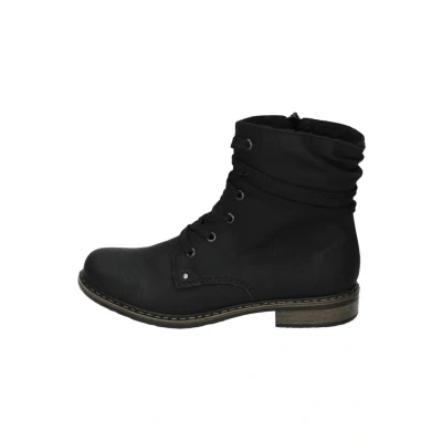 Afbeelding van Rieker Dames veterlaarzen 71229, dameslaarzen, Schwarz 02, 38 EU