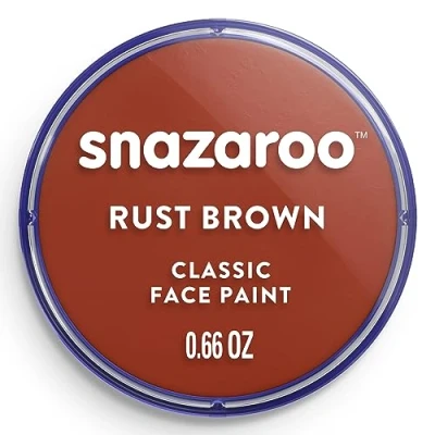 Image de Snazaroo Peinture Pour Visage et le Corps, Maquillage Déguisement, Enfants Adults,Fard 18 ML, Couleur Beige Rouille