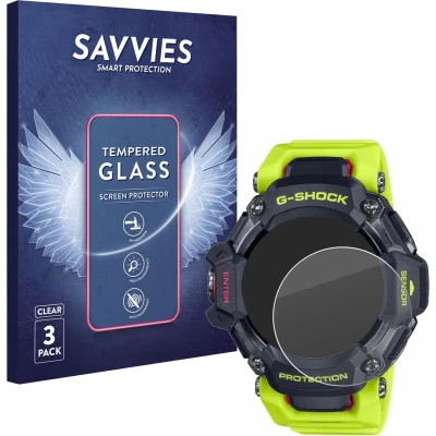 Afbeelding van Savvies Glas Screenprotector voor Casio G Shock GBD H2000 Gehard Beschermglas 9H (3 Stuks)