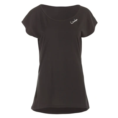 Afbeelding van Winshape Kurzarmshirt Tshirt basic, Dames, Maat: XXL, Black
