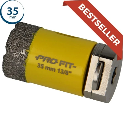 Afbeelding van Profit gatzaag/boor diamond dry ø35mm zeskant 10mm