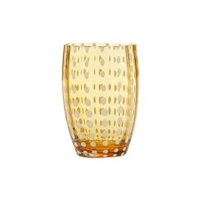 Afbeelding van Perle glas set van 2 Ambra / Amber