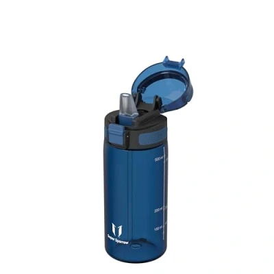 Image de Super Sparrow Gourde Enfant 500ml TouchSip Bouteille d&#039;eau avec Paille Tritan Sans BPA Idéale pour le Sport, l’École et les Activités en Plein Air