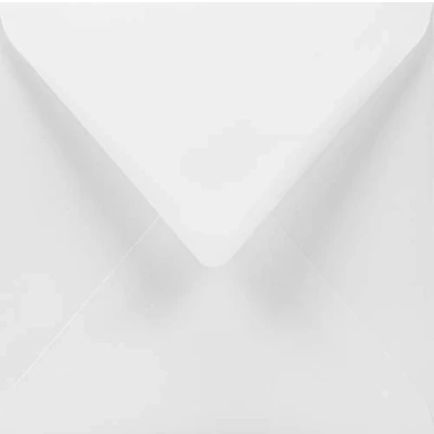 Afbeelding van Netuno 50 witte vierkante enveloppen, 155 x mm, 100 g, Lessebo glad wit, puntige flap, decoratieve ideaal voor uitnodigingen, brochures, folders, verjaardag, bruiloft, wenskaarten,