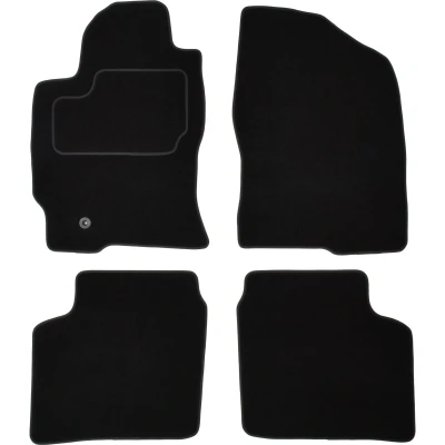 Afbeelding van MAMMOOTH A041 TOY280 PRM 01 Vloermatset Textiel voor en achter 4 Zwart