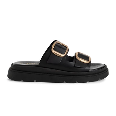 Afbeelding van Tamaris Muiltjes, Dames, Maat: 37, Black leather Leer