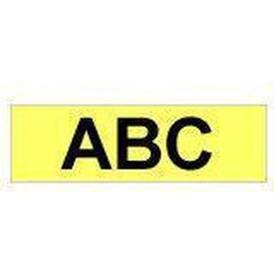Afbeelding van Brother TZe C31 Tape Zwart op geel (12 mm)