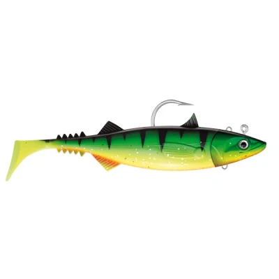 Afbeelding van Jackson Sea The Mackerel Rigged Firetiger 28cm Shad