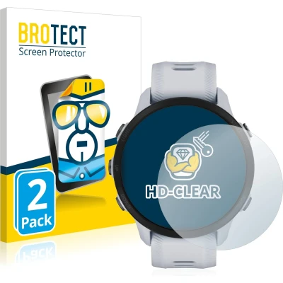 Afbeelding van BROTECT Screenprotector voor Garmin Forerunner 955 Solar / Folie Beschermfolie transparant (2 Stuks)