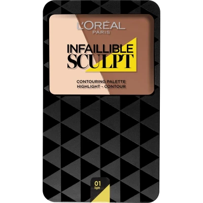 Afbeelding van L&#039;Oreal Infallible Sculpt Palet 01 Light/Medium