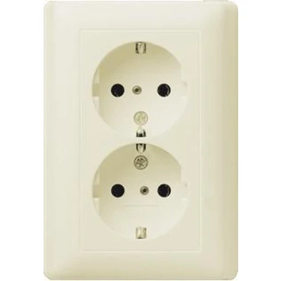 Afbeelding van Gira Standaard 55 wandcontactdoos randaarde 16A 250V creme wit