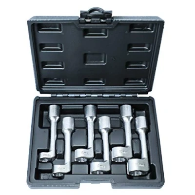 Afbeelding van DPTOOL 12pt 1/2 &quot;Dr Type L Diesel Injector Line Steeksleutelset 12 14 16 17 18 19 mm (6 stuks)