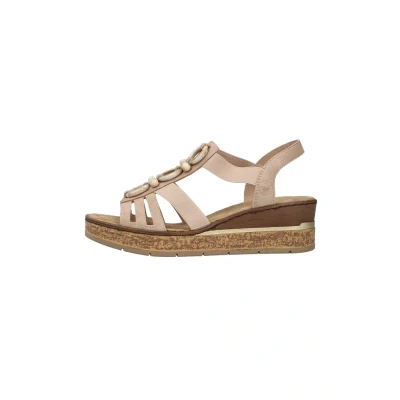 Afbeelding van Rieker Damesslippers 63778, Roze 31, 38 EU
