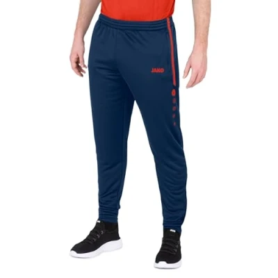 Image de JAKO Actieve Trainingsbroek, Uniseks Volwassene, Marine/Vlam, S