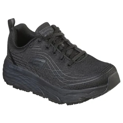 Afbeelding van Skechers, Hardlopen, sportschoenen voor dames, zwart.