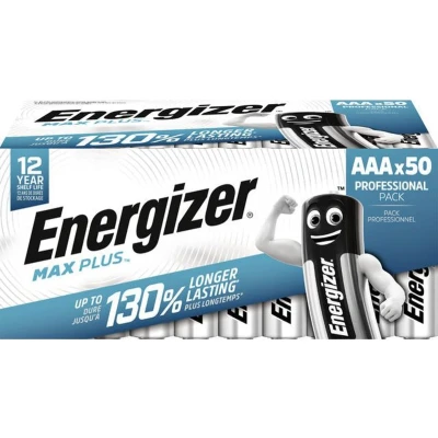 Afbeelding van Batterij Energizer Max Plus 50xAAA alkaline