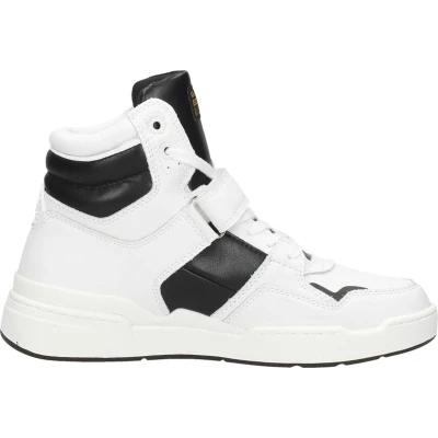 Afbeelding van G Star Attacc MID Sneakers hoog, Dames, Maat: 39, Wht blk Leer/ synthetisch