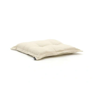 Afbeelding van Tuinkussen Madison Hocker/ s 55x55cm met rand zit taupe