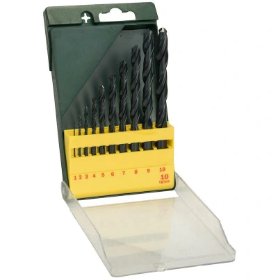 Afbeelding van Bosch Accessories 2607019442 HSS Metaal spiraalboorset 10 delig Rollenwals DIN 338 Cilinderschacht 1 set(s)