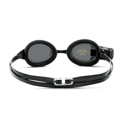 Afbeelding van FORM Slimme Zwembril, fitnesstracker voor zwembad, Open Water en Zwemspa met een doorzichtig display dat uw statistieken toont tijdens het zwemmen