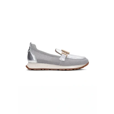 Afbeelding van HISPANITAS Kansas Sport Mocassin voor dames, Wit zilver, 41 EU