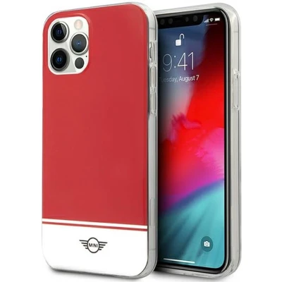 Afbeelding van Mini MIHCP12LPCUBIRE iPhone 12 Pro Max 6.7 rood/rood harde hoes Stripe Collection