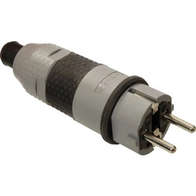 Afbeelding van AS Schwabe 62232 Stekker met randaarde Kunststof 230 V Grijs IP54