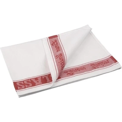 Afbeelding van Vogue glasdoek rood