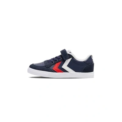Afbeelding van hummel Slimmer Stadil Leather Low JR Baskets Peacoat, 31 EU, EU
