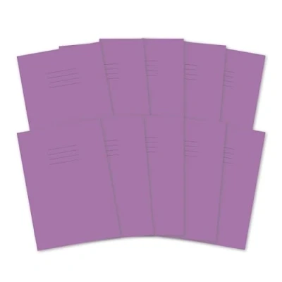 Afbeelding van Hamelin Schoolschrift, A4, 48 pagina&#039;s, gelinieerd, 8 mm, 10 stuks, paars