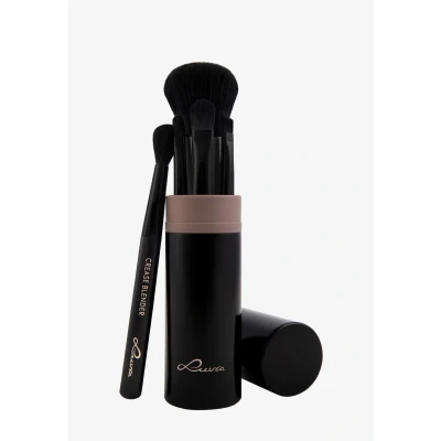 Afbeelding van Luvia Cosmetics Travel SET Kwastenset, Dames, Maat: One Size, Espresso black