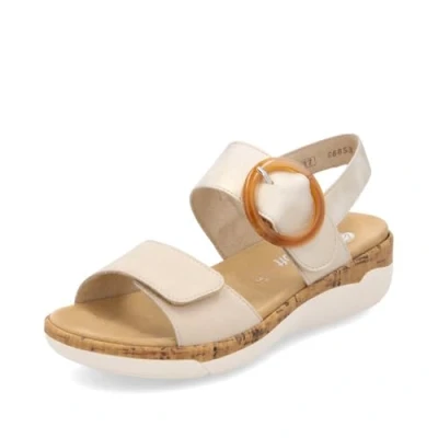 Afbeelding van Remonte R6853 Damessandalen, Beige, 39 EU