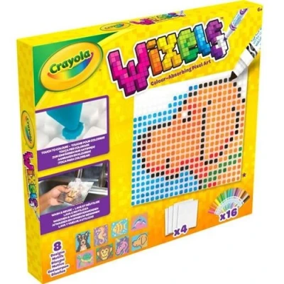 Image de Jeu créatif CRAYOLA Wixels Coffret animaux 8 modeles sur le theme des