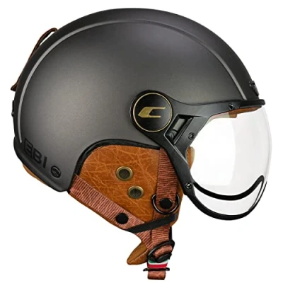 Afbeelding van Cgm 801v Ebi Vintage Helm Grijs L