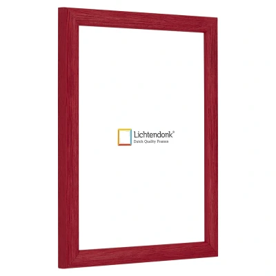 Afbeelding van Fotolijst Hout Rood 13x18 cm
